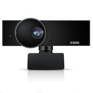 IFROO Full HP 1080p Webcam Built In Microphone Privacy Cover Streaming